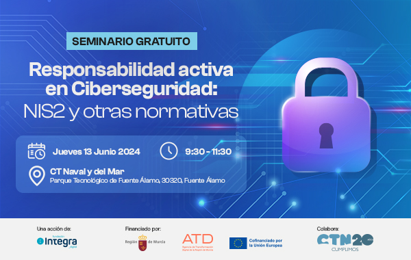 Seminario ciberseguridad NIS2 y otras normativas 13 de junio